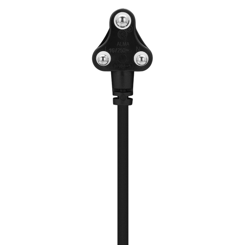 Ellies Heavy Duty Medium Surge Protected Extension Reel 10m - Black - Image 2