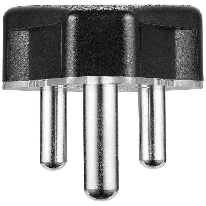 Ellies 16a Heavy-Duty Rubber Screw-on Plug Top - Black - Image 4