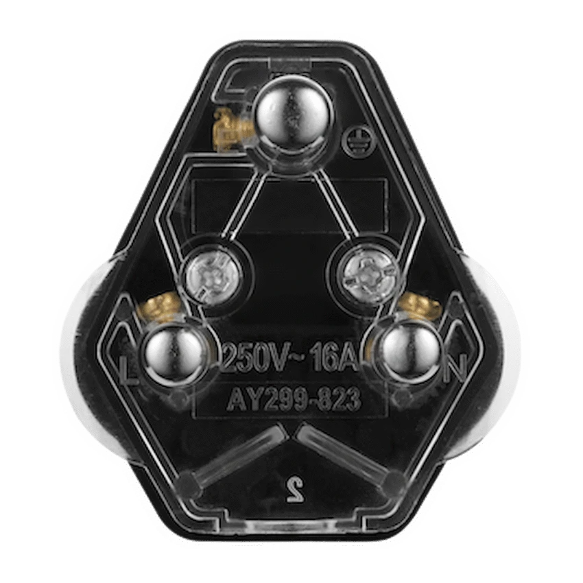 Ellies 16a Heavy-Duty Rubber Screw-on Plug Top - Black - Image 13