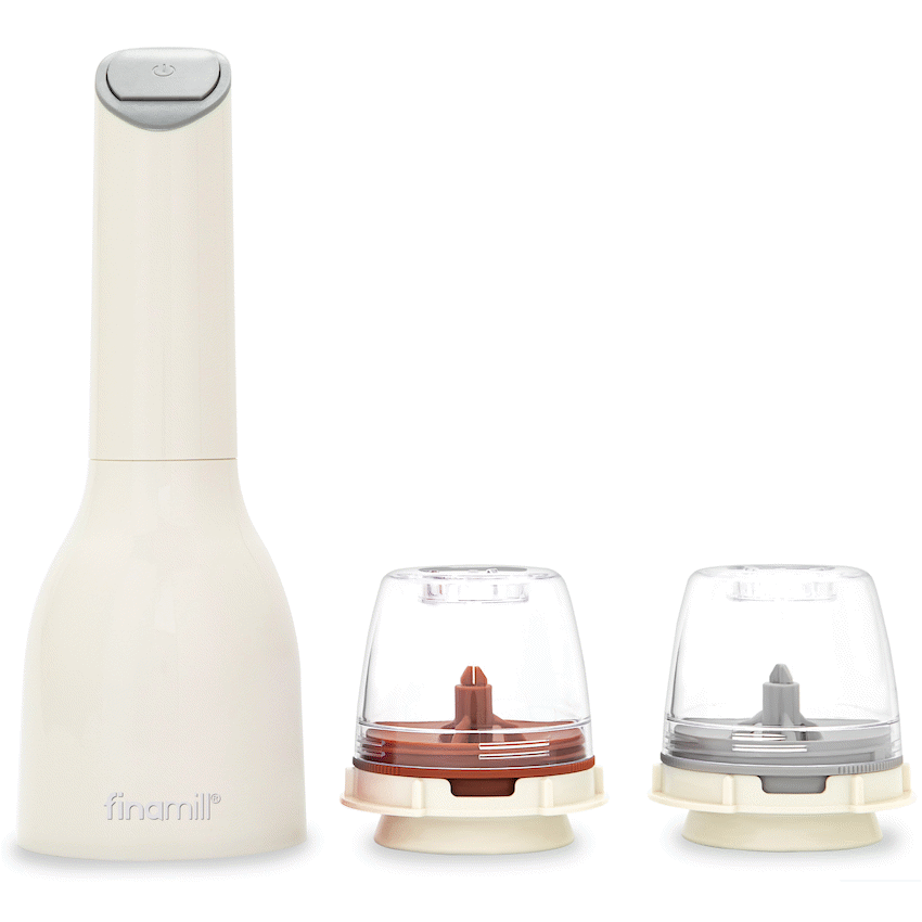 Finamill Battery-Operated Grinder - Soft Cream