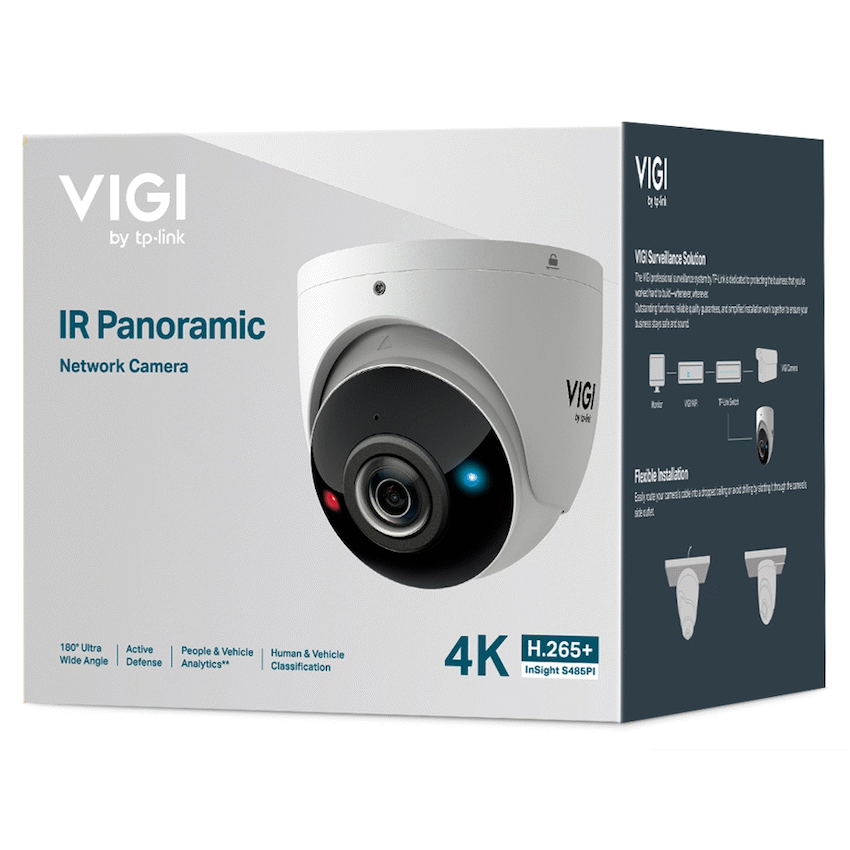 InSight S485PI-VIGI 8MP IR Panoramic Turret Network Camera