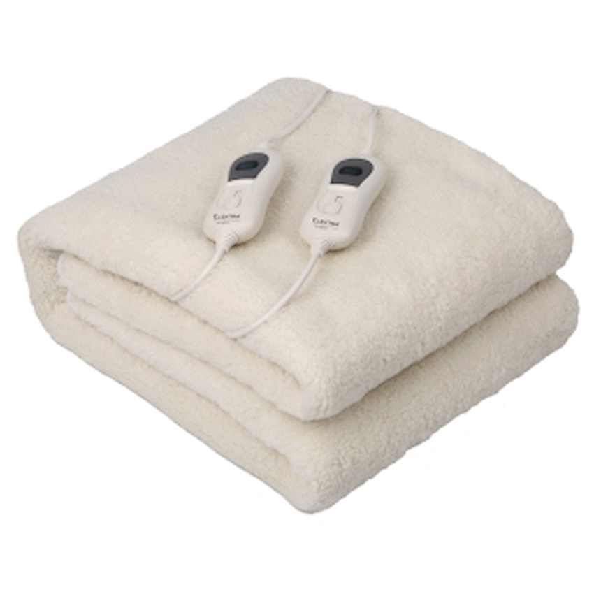 Elektra Comfort Electric Blanket - Queen - Fur