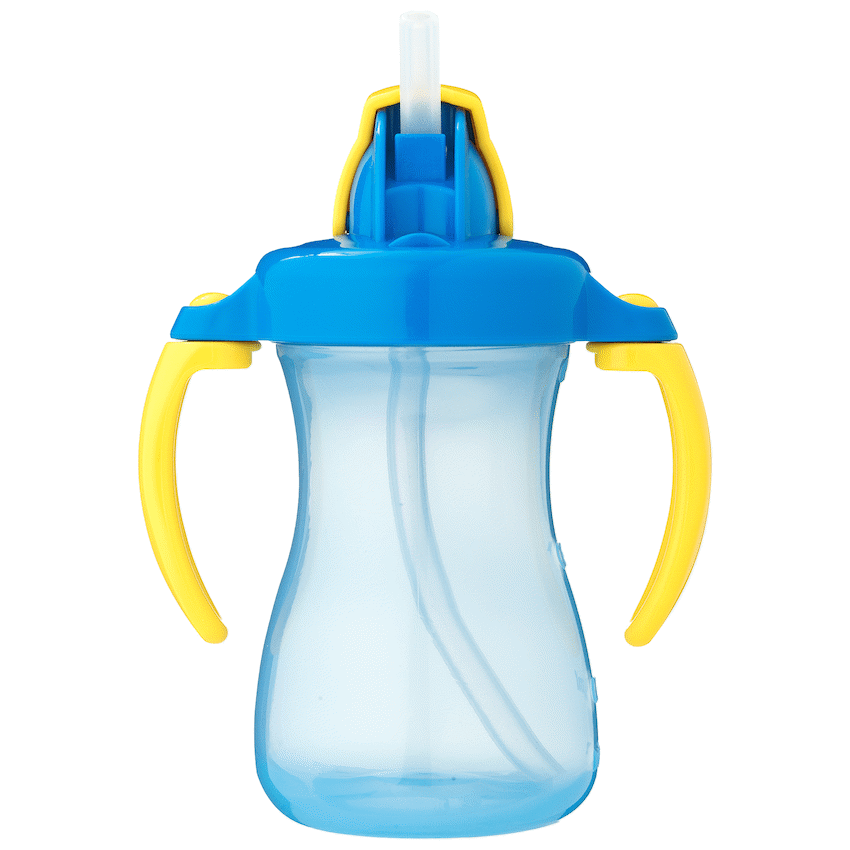 PIGEON PETITE STRAW BOTTLE 150ML BLUE