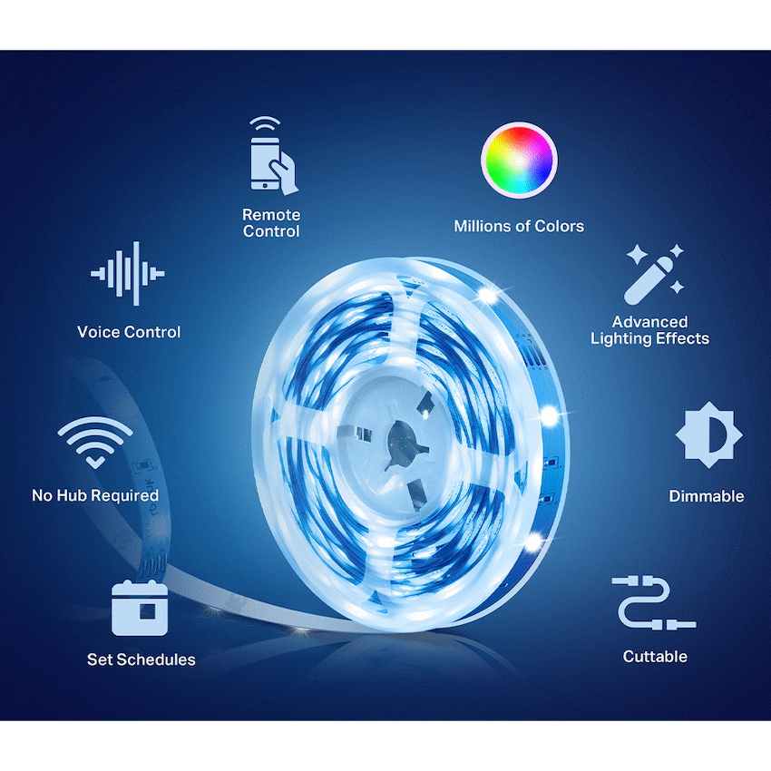 TP-Link Tapo L920-5 5m Smart Wi-Fi Light Strip - White - Image 5