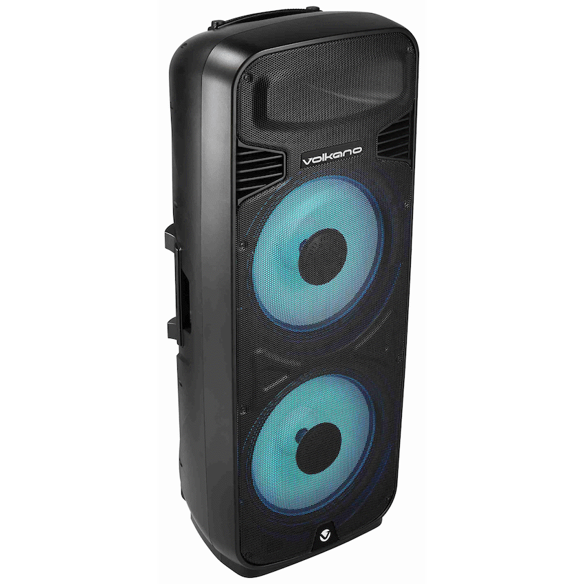 Volkano Olympian Series Dual 15" Party Speaker - Black - Image 3