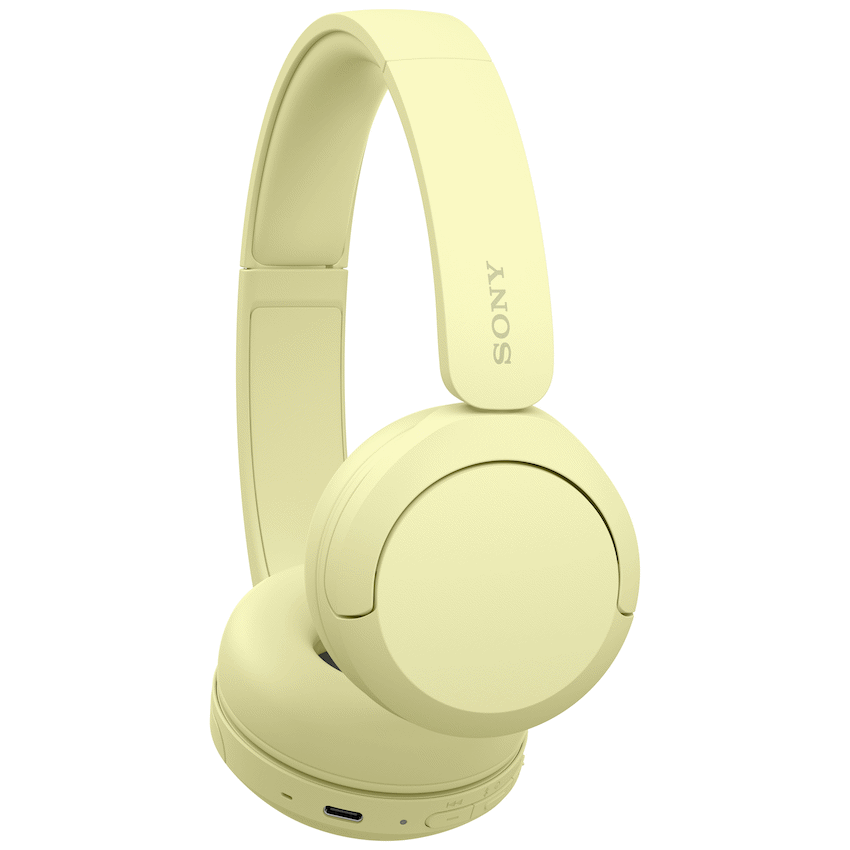 Sony WH-CH520 (Yellow) Bluetooth On-Ear Headphones