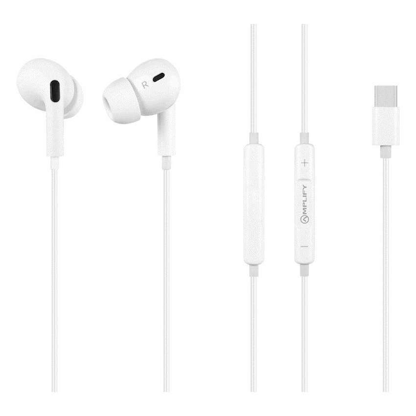 Amplify Soundlink  Type-C Earphone - White