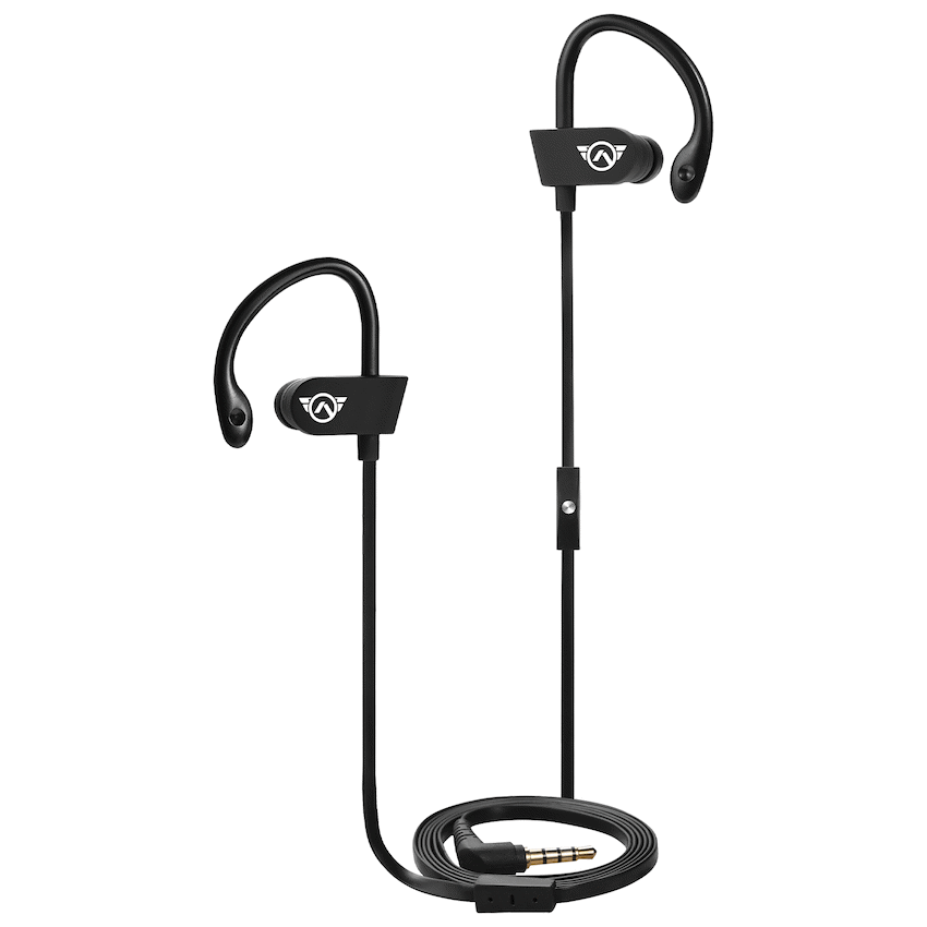 Amplify Sport Challenger Series Earhook Earbuds - Black