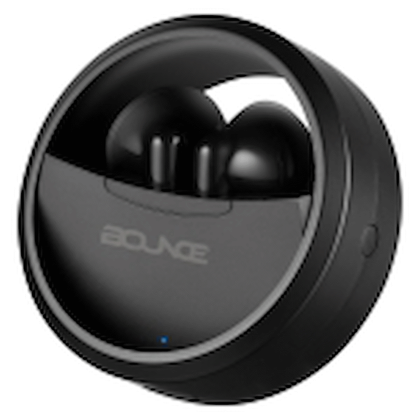 Bounce Proton Series True Wireless Earphones with Charging Case - Black