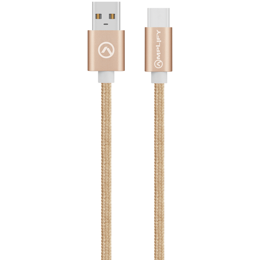Bounce Cord Series Braided Micro USB Cable 2m - Champagne Gold