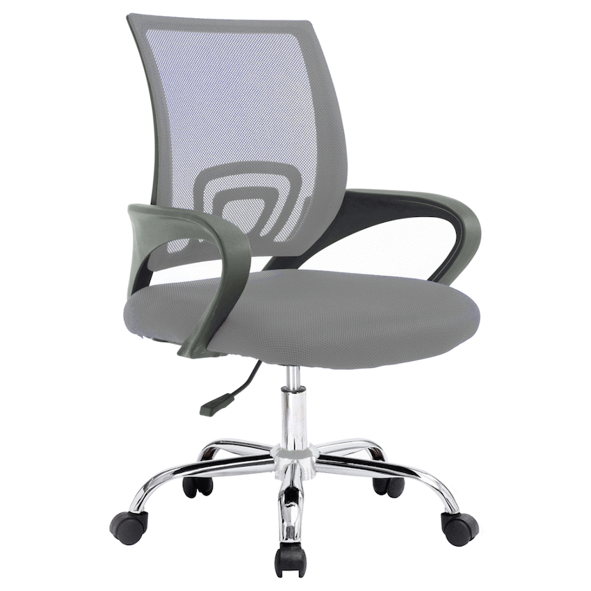 Everfurn Swift Mid Back Chair - Grey