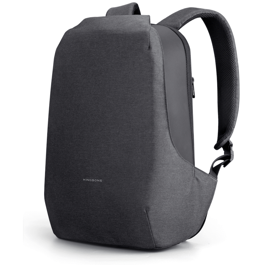 Kingsons Urban Series Anti-Theft 15.6" Laptop Backpack - Black