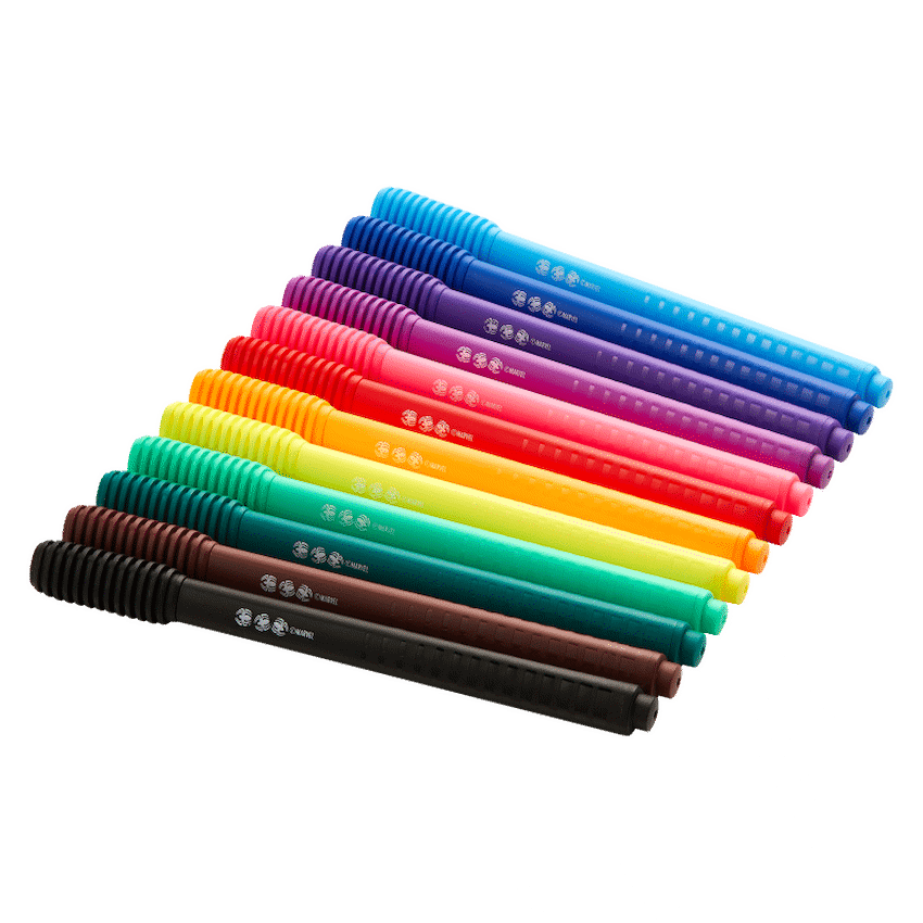 Spiderman 12 Capfix Connectable Fibre Markers Multi