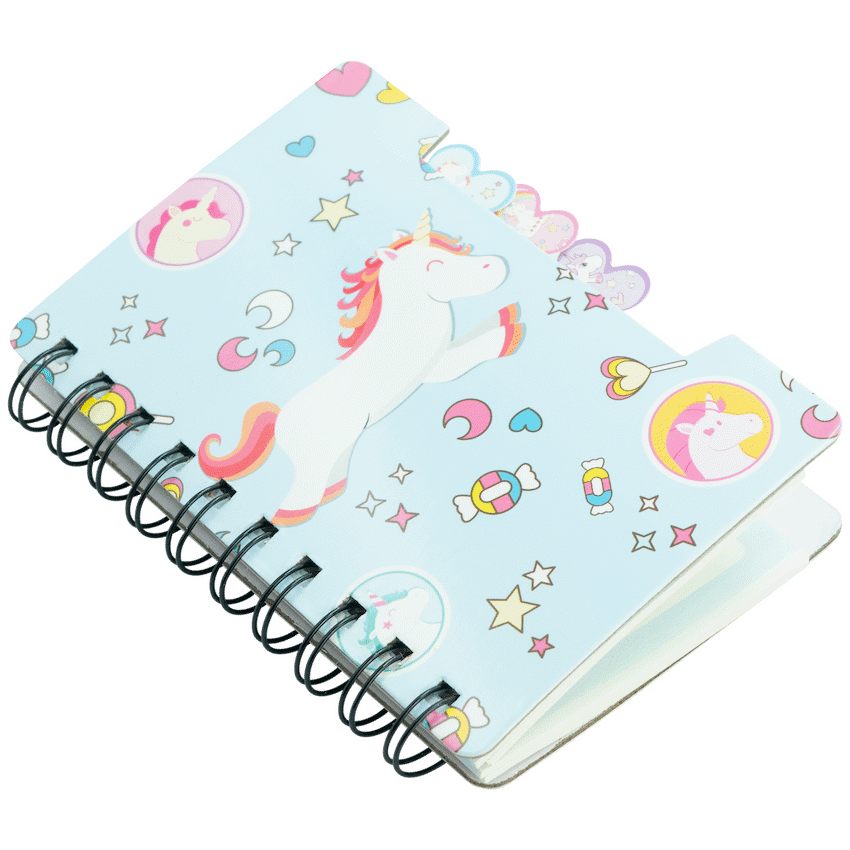 Quest Unicorn Spiral Notebook - Aqua