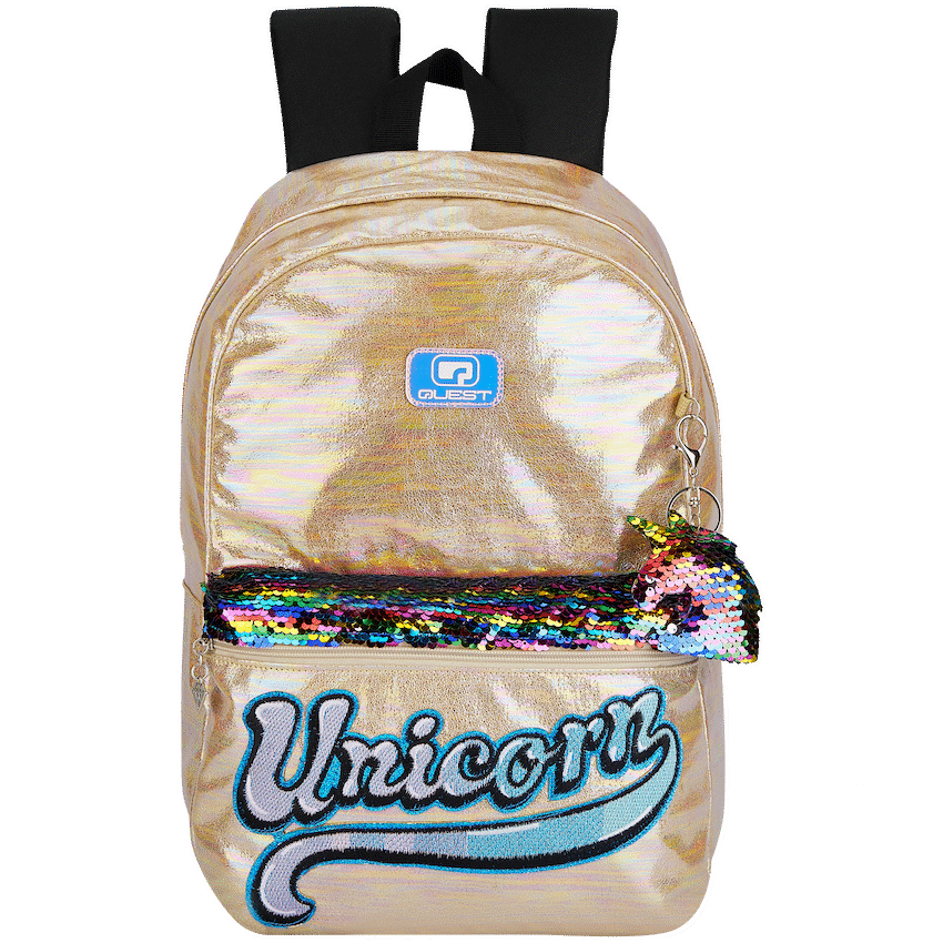 Quest Unicorn Glamour Backpack Gold