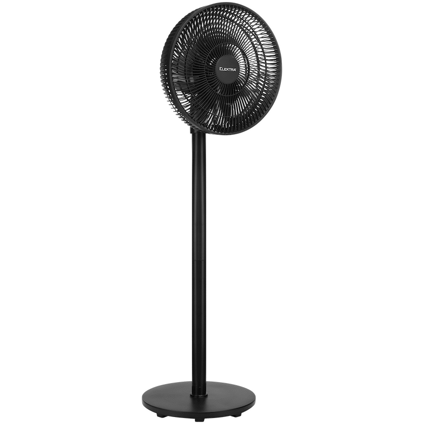 Elektra 30cm Stand Fan - Black - Image 7