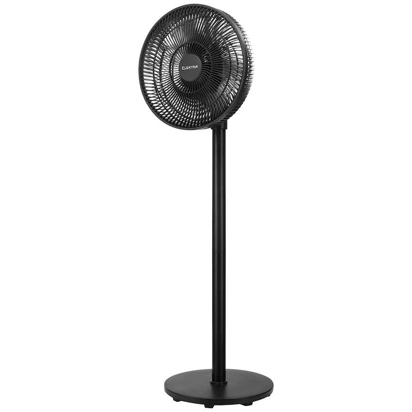 Elektra 30cm Stand Fan - Black - Image 9