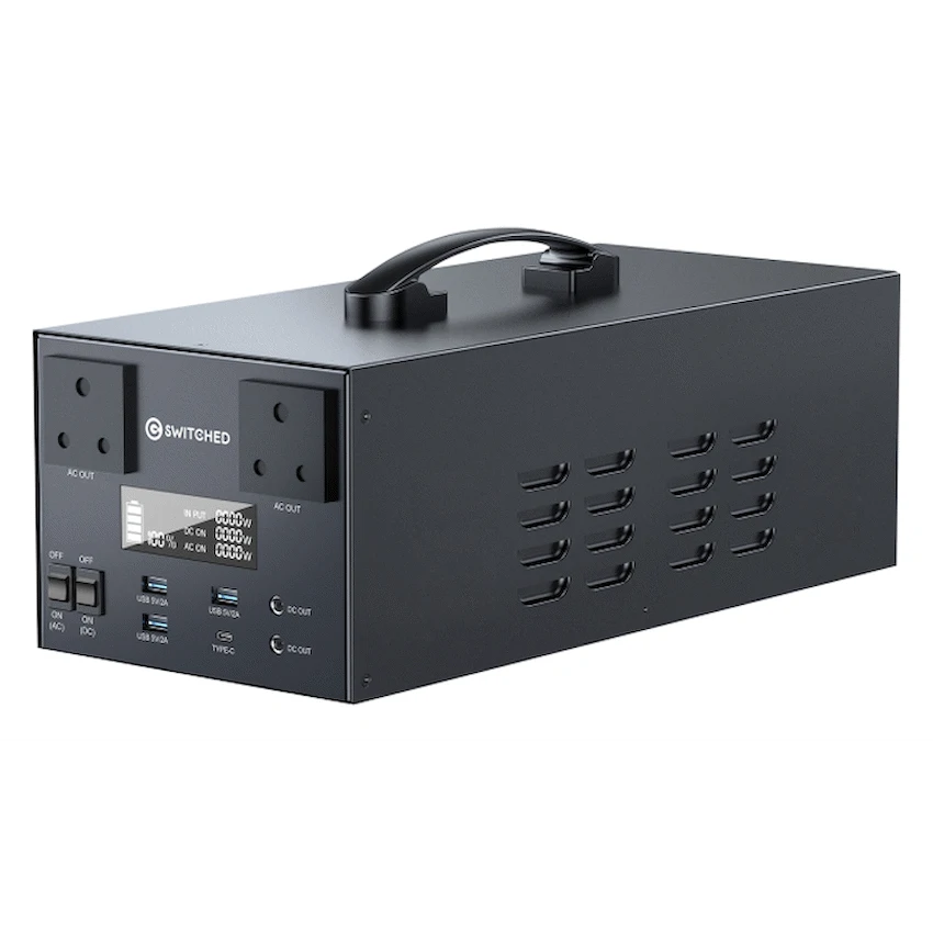 Switched 1000W Professional Portable UPS Power Station (1014Wh)