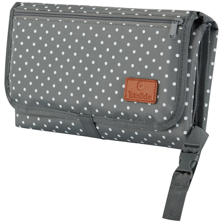 Totes Babe Dotty Series Changing Mat - Grey