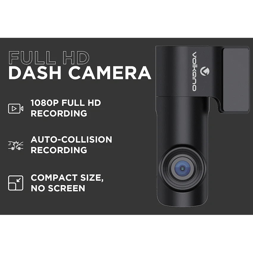 Volkano Vigilance Series FHD Dash Camera - Black - Image 4