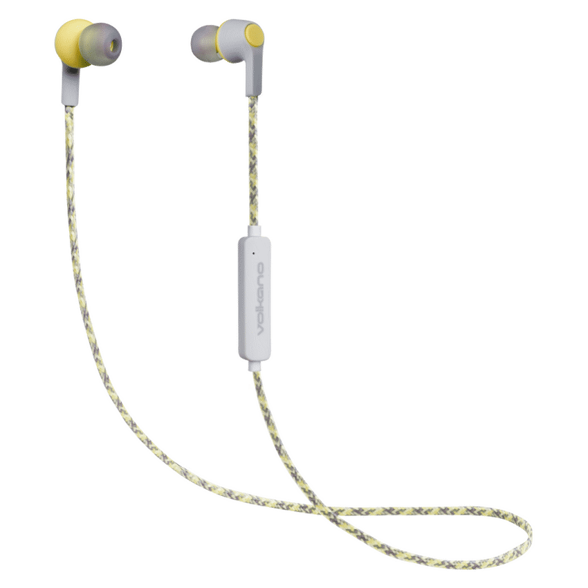 Volkano Moda - Nylon Bluetooth Earphones with Carry Case - YL