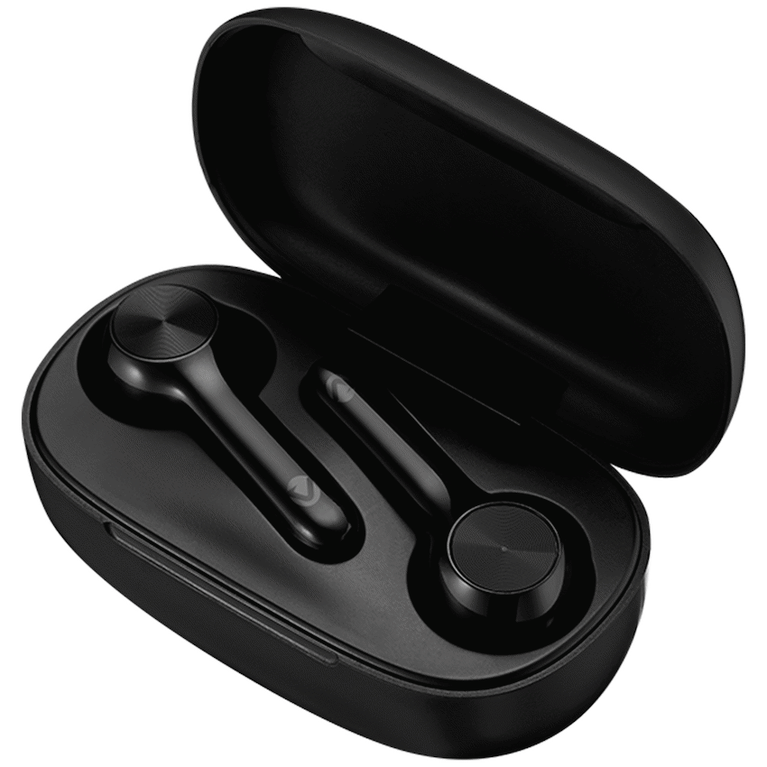 Volkano Libra Series TWS Earphones + Charging Case - Black
