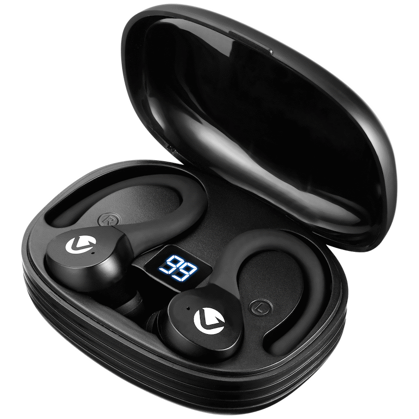 Volkano Flex Series Sports TWS Earphones with Case - Black