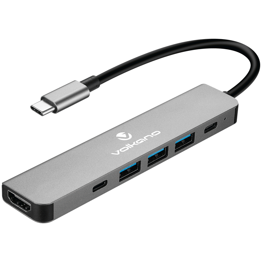 Volkano Expand Series 6-in-1 Type-C Hub