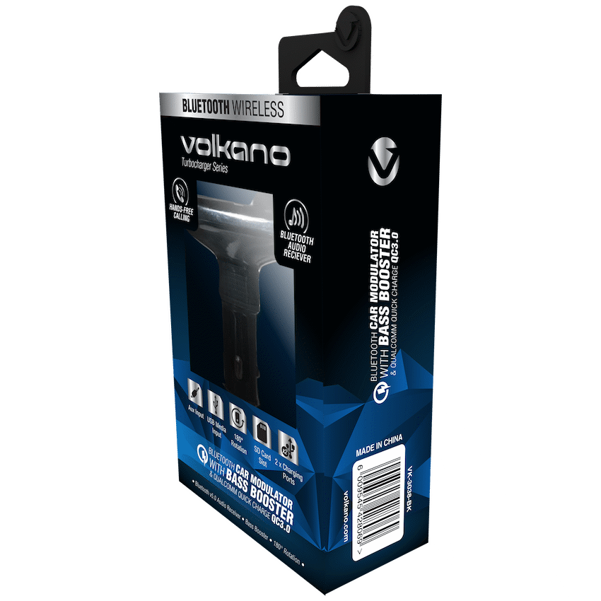 Volkano TurboCharger Series Bluetooth Hands-Free Car Kit