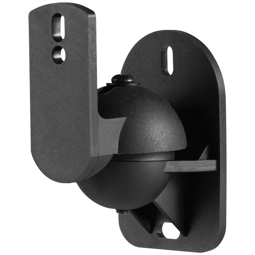 Volkano Steel Series Soundbar and Satellite Speaker Wall Bracket - Black