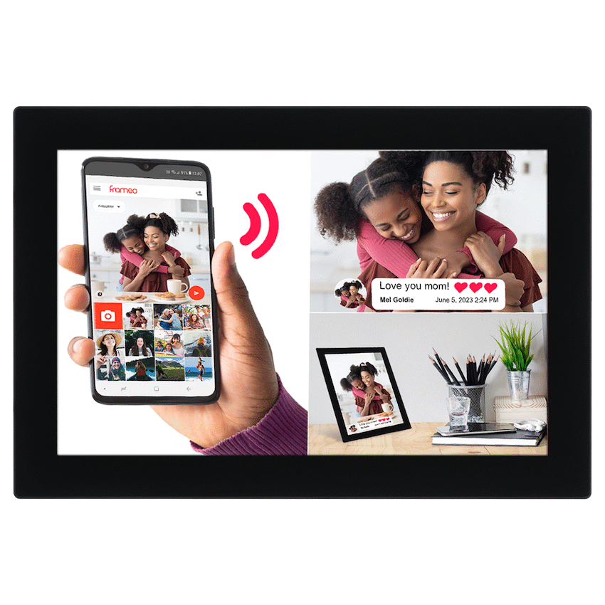 Volkano Scene Series 10.1" Smart Photo Frame with Built-In Frameo Software