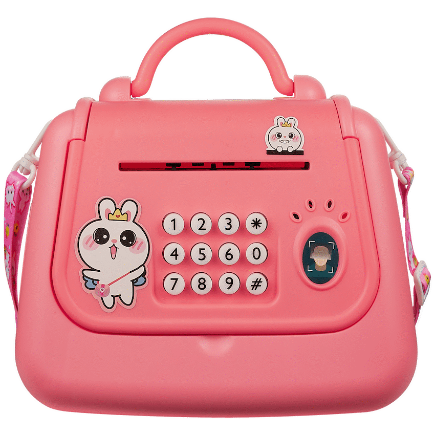 Volkano Kids Purse series Kids Money Saving Vault Handbag - Pink