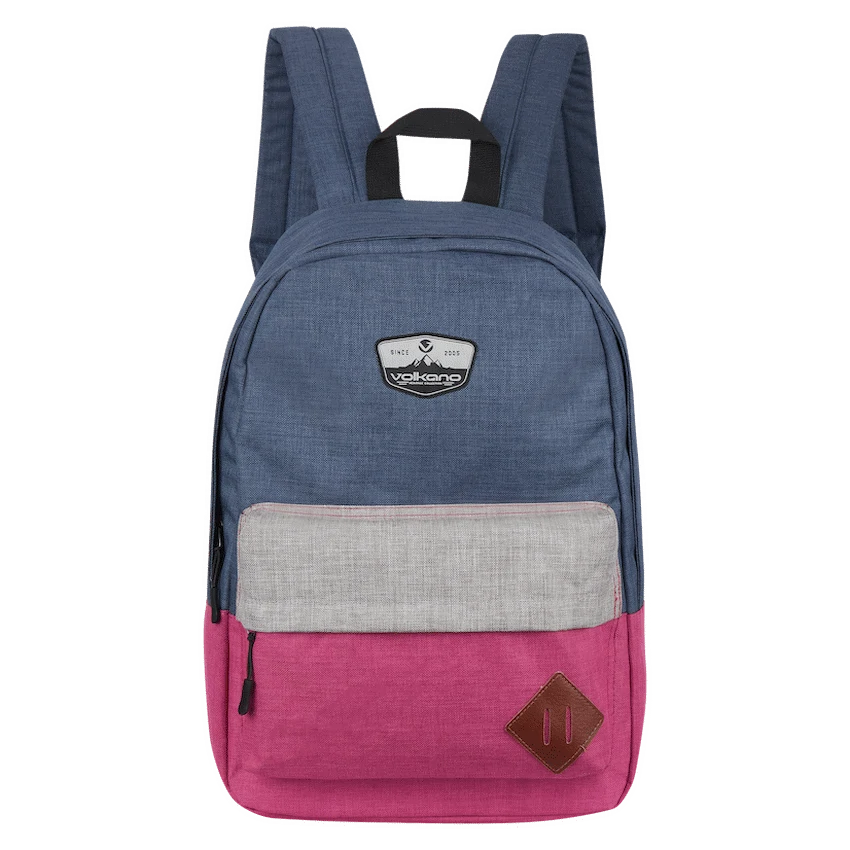 Volkano 3D Series 15.6" Laptop Backpack - Navy/Burgundy
