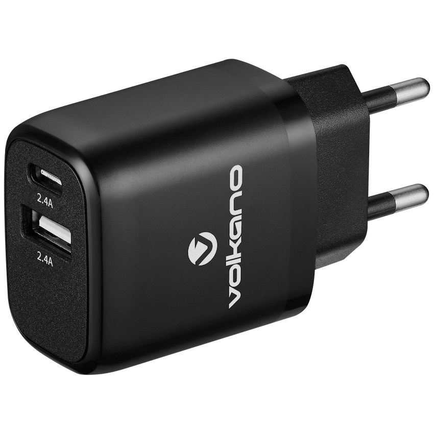 Volkano On the Go USB Plus Type-C Wall Charger