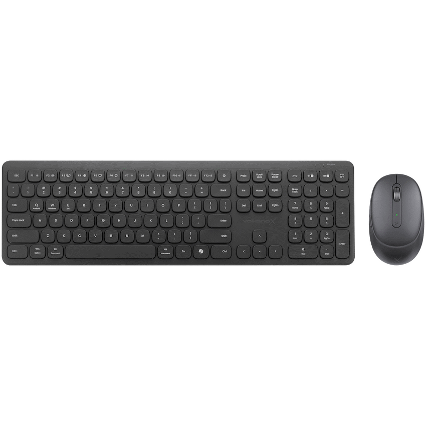 VolkanoX Ignite Bluetooth Wireless Keyboard and Mouse Combo - Graphite