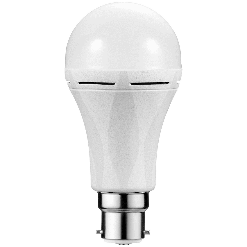 Switched 9w A60 Rechargeable Fast Charge B22 LED Cool White