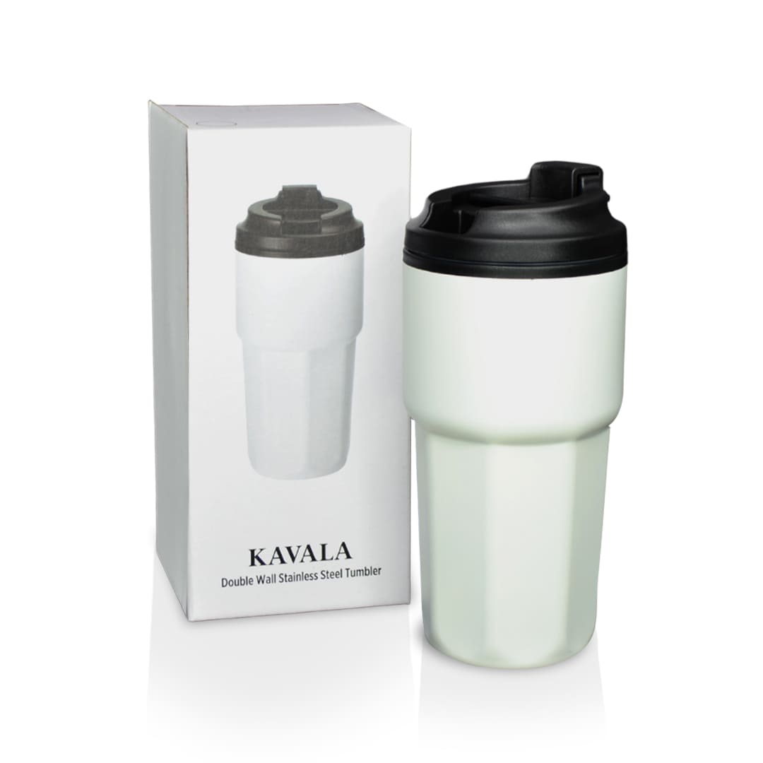 KAVALA - Giftology Steel/PP Double Wall Travel Mug 500ml