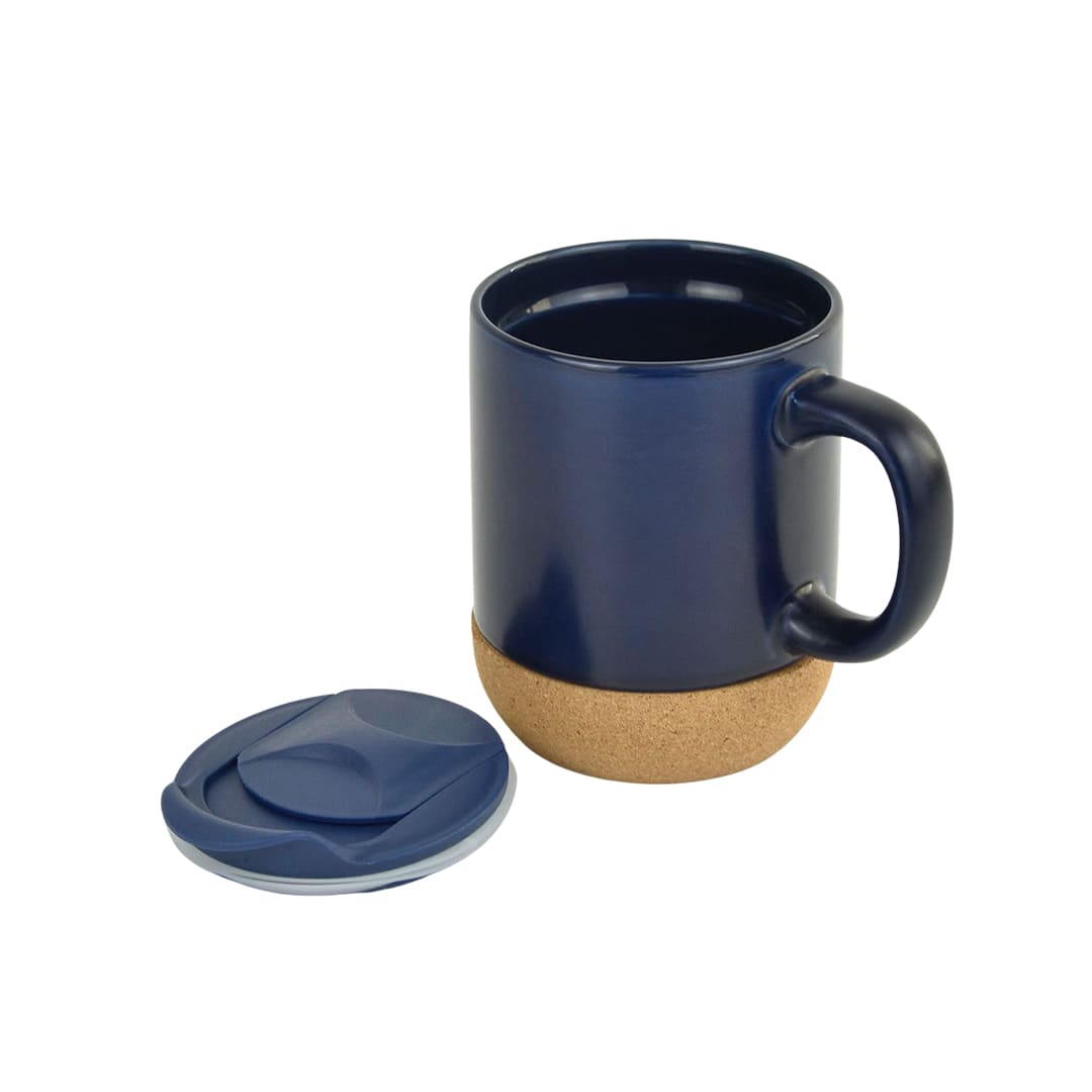 LUCCA - Giftology Ceramic Mug with Cork and Lid