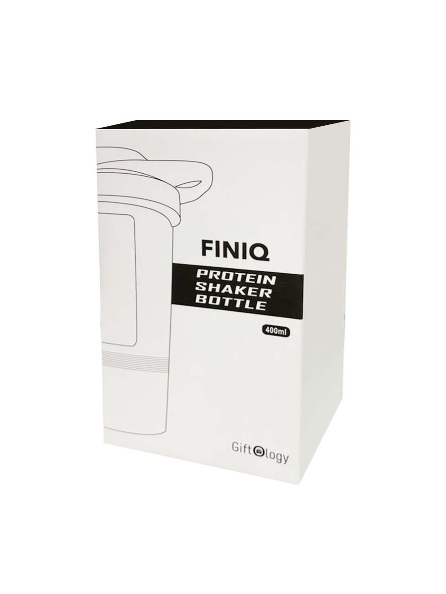 FINIQ - Giftology Protein Shaker Water Bottle with Cup