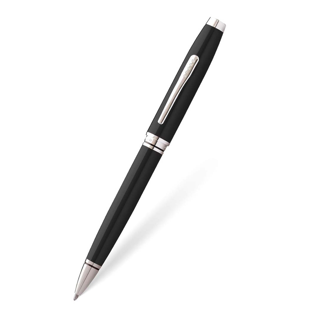Cross ATX® Basalt Black Ballpoint Pen with Classic Black Journal Gift Set