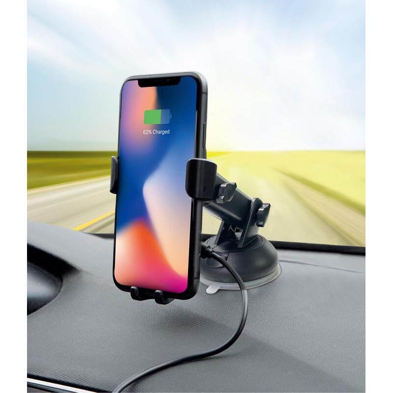 SKROSS Car Phone Holder & Wireless Charger