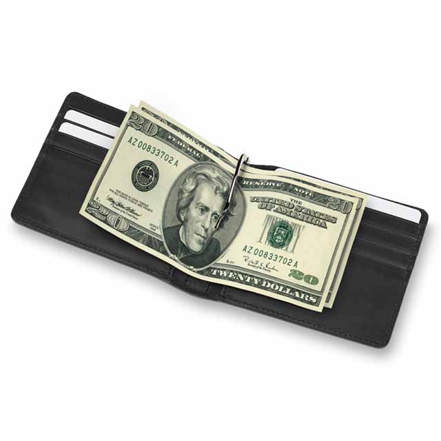 Moleskine Classic Genuine Leather Clip Wallet