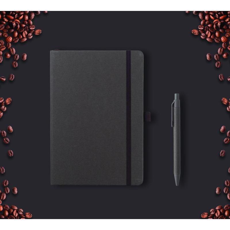 ABULA - eco-neutral® A5 Hard Cover Notebook & Pen Set