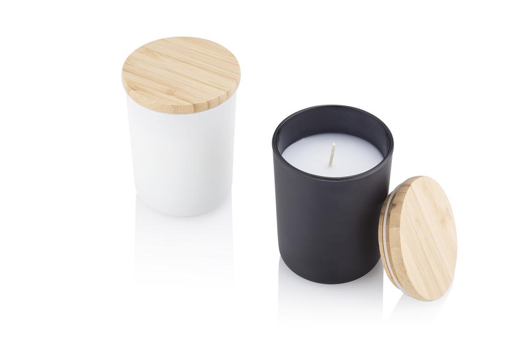 NOUM - Arabic Oudh Scented Glass Candle with Bamboo Lid