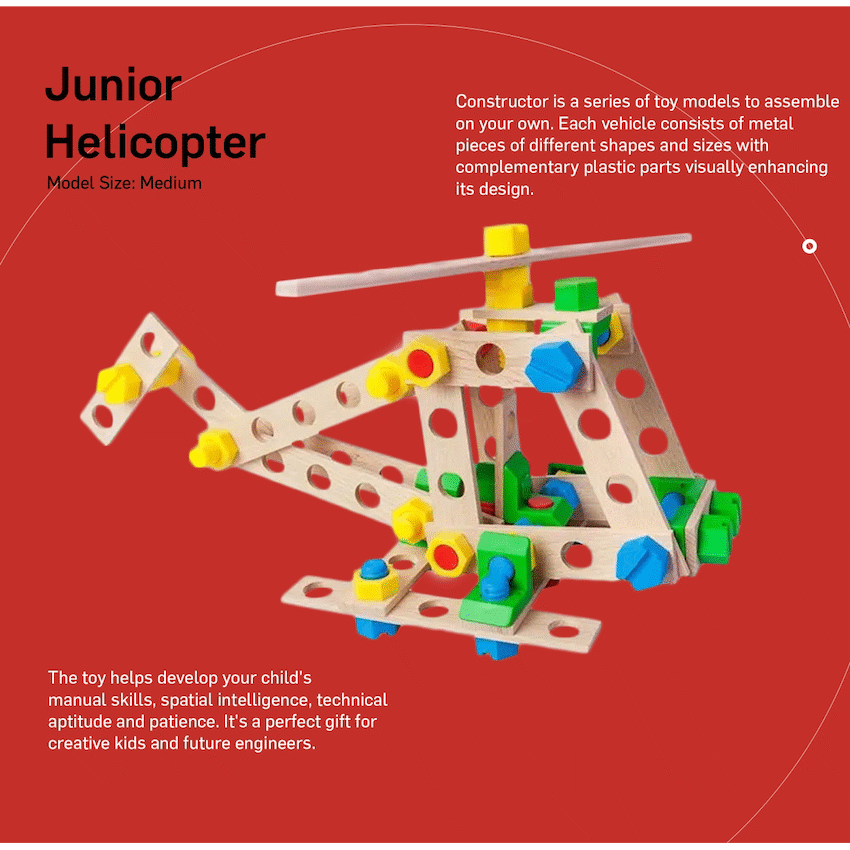 Constructor Junior - Helicopter