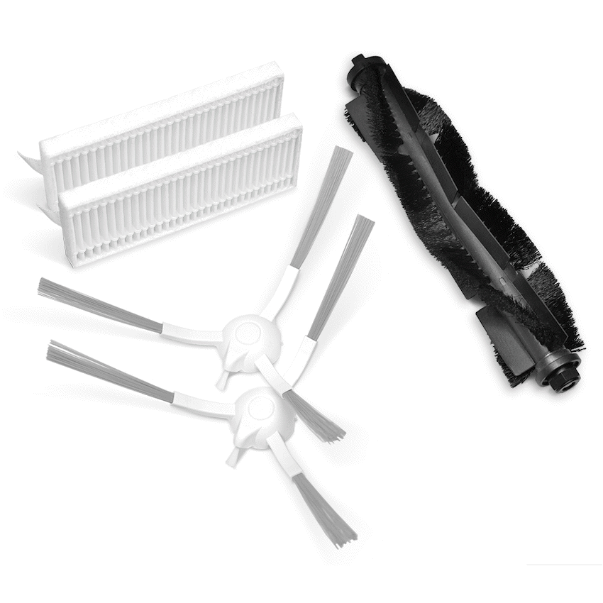 TP-Link Tapo RVA100 Main Brush  x1, Side Brush  x2, HEPA Filter(Large Size)  x2 for Tapo RV10 Lite