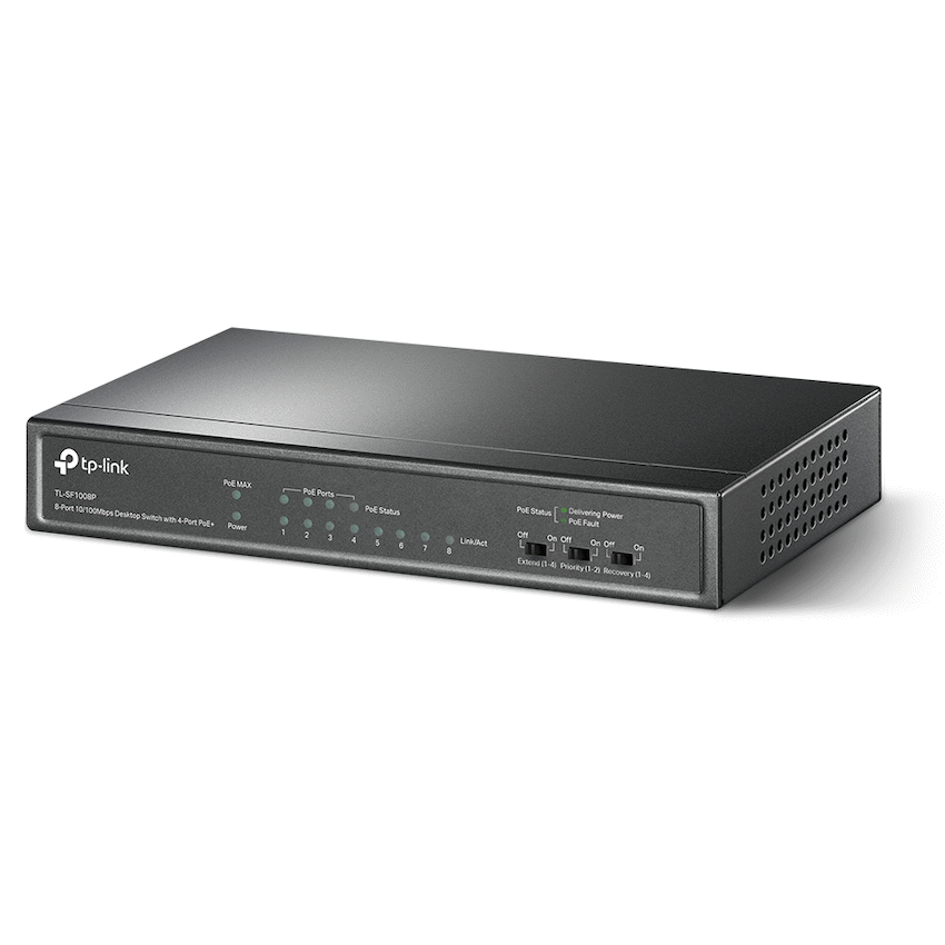 TP-Link TL-SF1008P 4-Port Switch with POE
