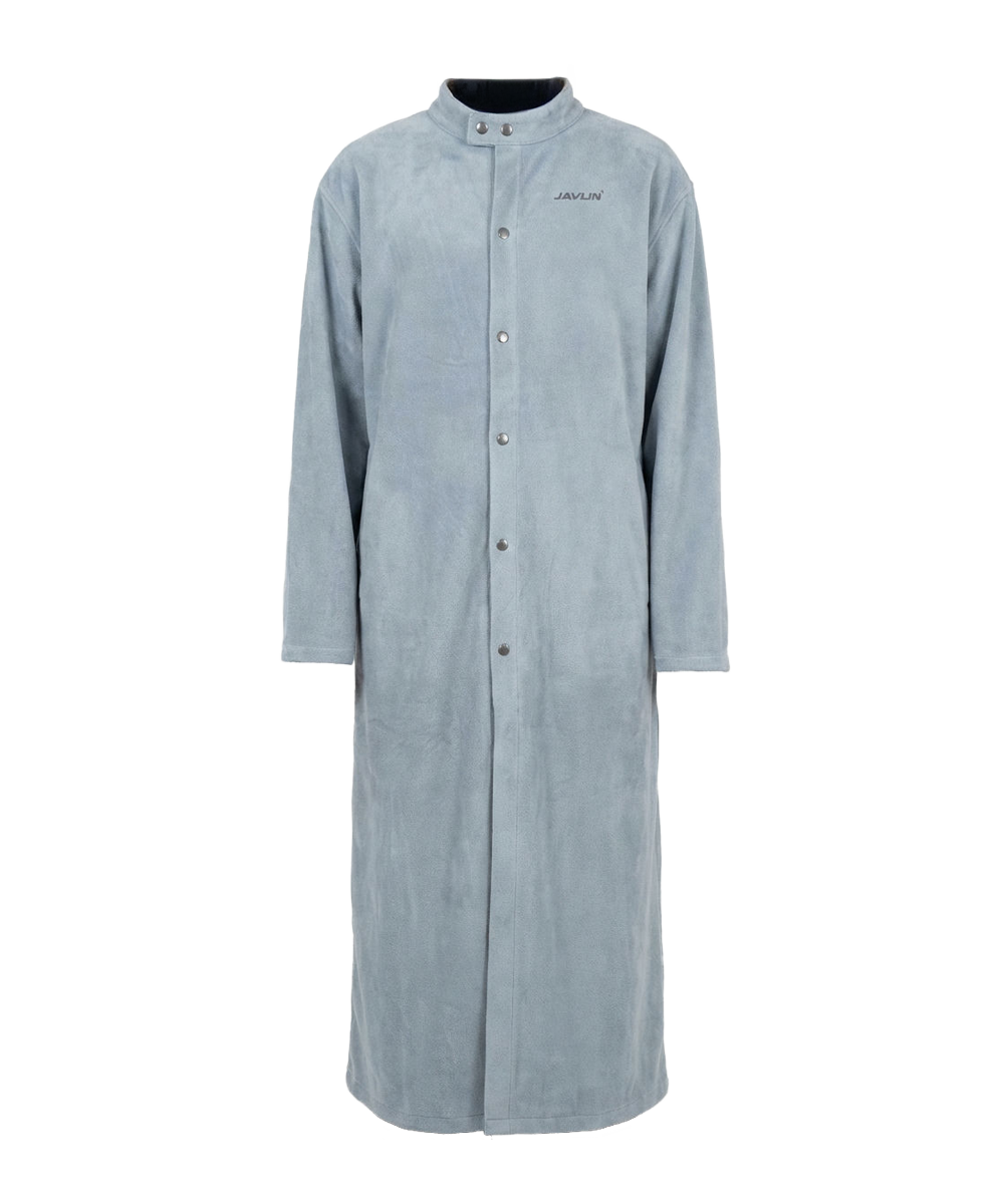 Chrome Leather Full Length Jacket