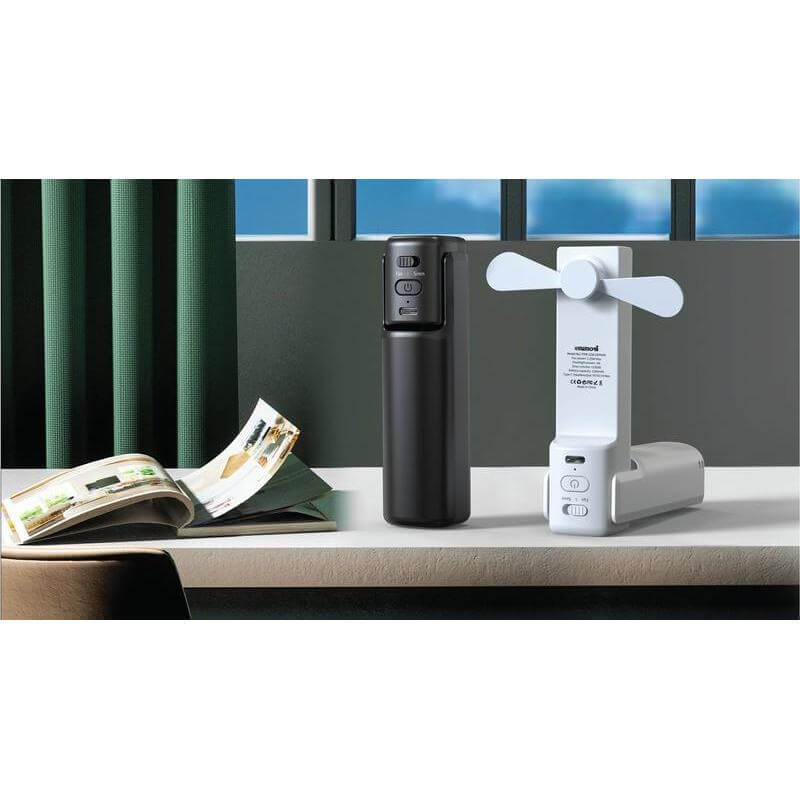 ZEPHYR - @memorii 4-in-1 Fan Powerbank, Safety Alarm & Torch