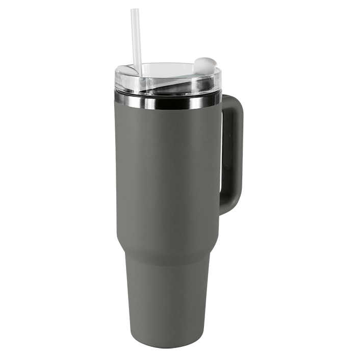 1.2L Double Walled Travel Mug with Straw - Image 4